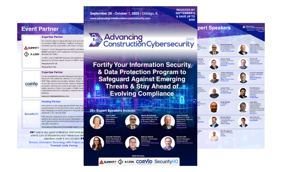 Advancing_Construction_Cybersecurity 2025 Brochure